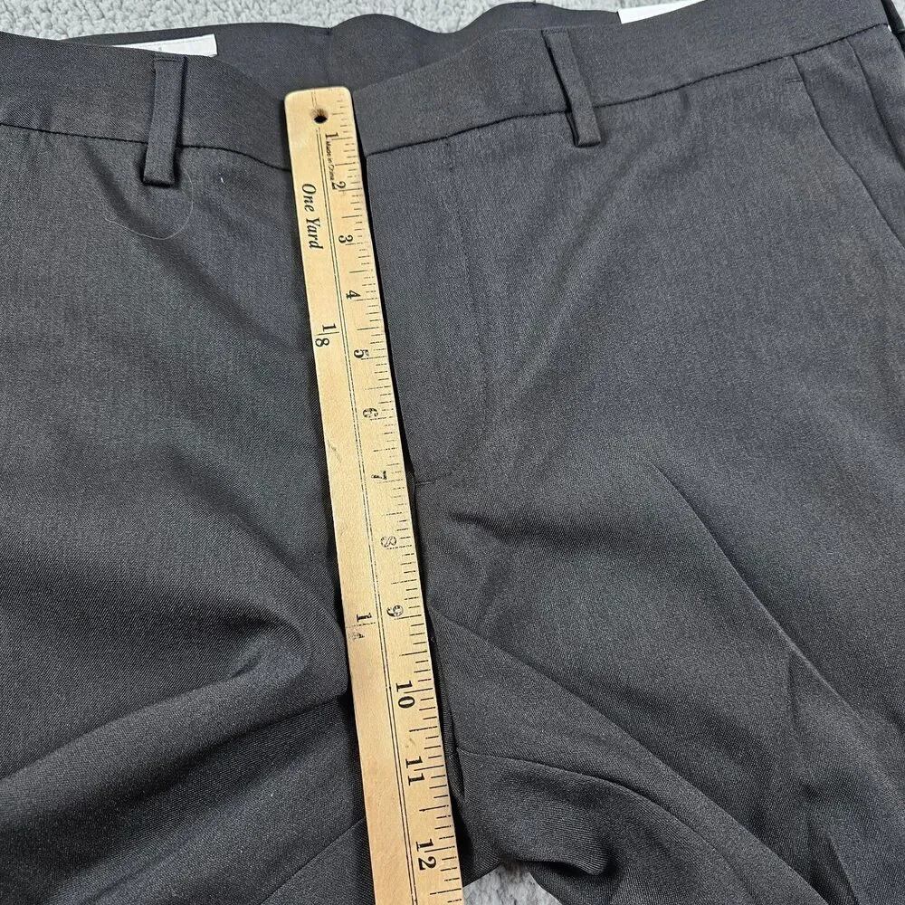 Pery Ellis Dress Pants Mens 36x30* Black Portfolio Slacks Performance Stretch
